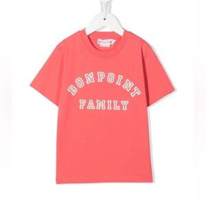 Bonpoint Logo Print Crewneck T-shirt